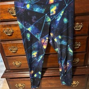 Galaxy Print Leggings